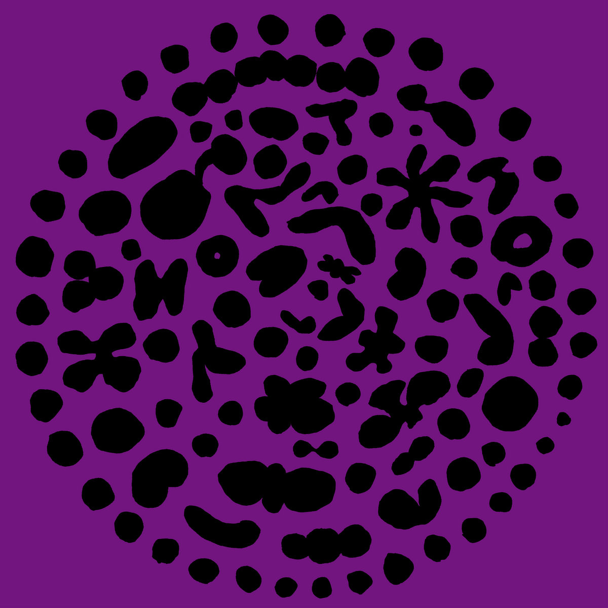 Purple abstract independent release cover